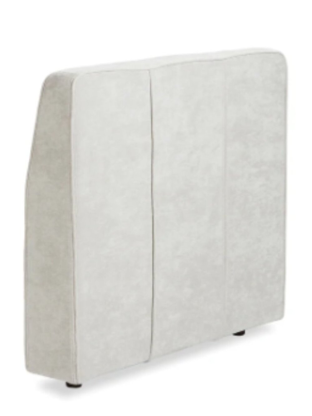 Lovesac Deep Angled Side Cover: Sky Grey Corded Velvet